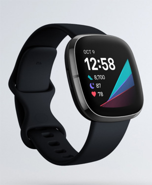 Fitbit、皮膚電気活動センサーを搭載したスマートウォッチ『Fitbit Sense』発表 | mHealth Watch